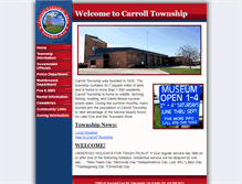 Tablet Screenshot of carrolltownship.net